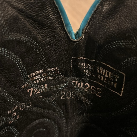Teal Cowboy Boots - Picture 5 of 5